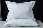 Goose Down Feather Oreillers doux Un oreiller 100% Cotton supportive lit bande d'oreiller blanc Couleur Taille Reine 20x30 de pouce