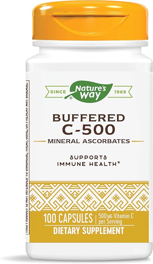 Nature's Way Buffered C500 Mineral Ascorbates; 500 mg Vitamin C per Serving; 100