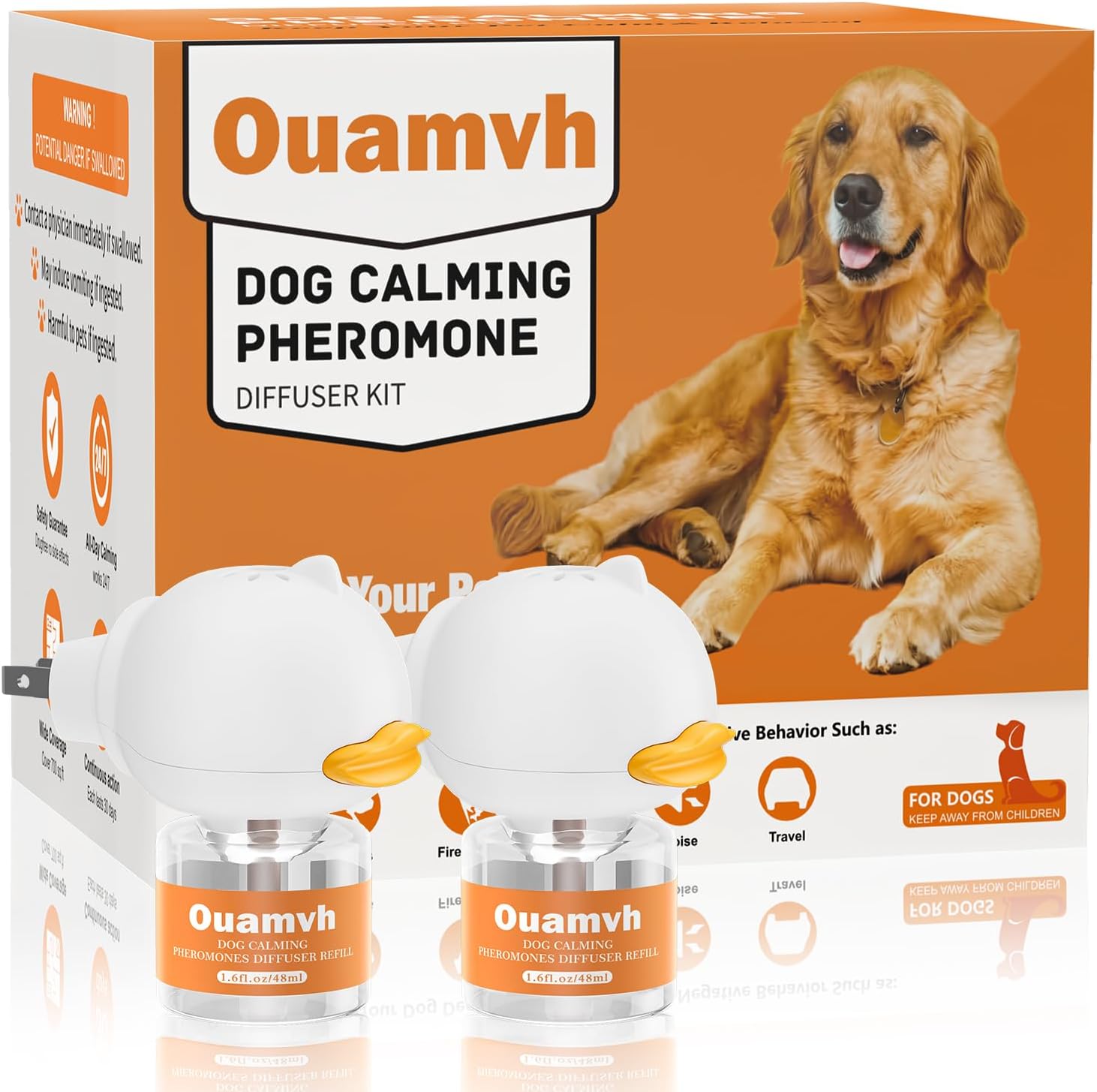 Calming Dog Diffuser – Pheromone Aid for Anxiety & Behavior Issues Calming Dog Diffuser – Pheromone Aid for Anxiety & Behavior Issues