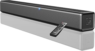 W-KING 70W Wireless Sound Bars for TV with Subwoofer (Bulit-in), 35.4" TV Speakers Sound Bar with Bluetooth/HDMI-ARC/Optical/Coaxial/AUX/RCA/USB Drive, Surround Sound Home Soundbar with SUB Out/3-EQ