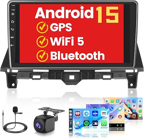 Radio de coche Android 11 para Honda Accord 2008-2013 estéreo de coche con Carplay Android Auto, pantalla táctil capacitiva de 10 pulgadas unidad