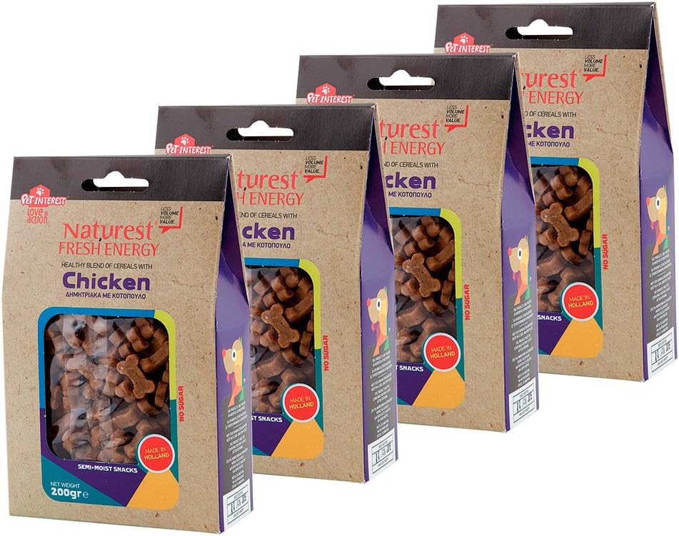 Pet Interest Naturest Semi-Wet Chicken Snacks for Dogs x 4