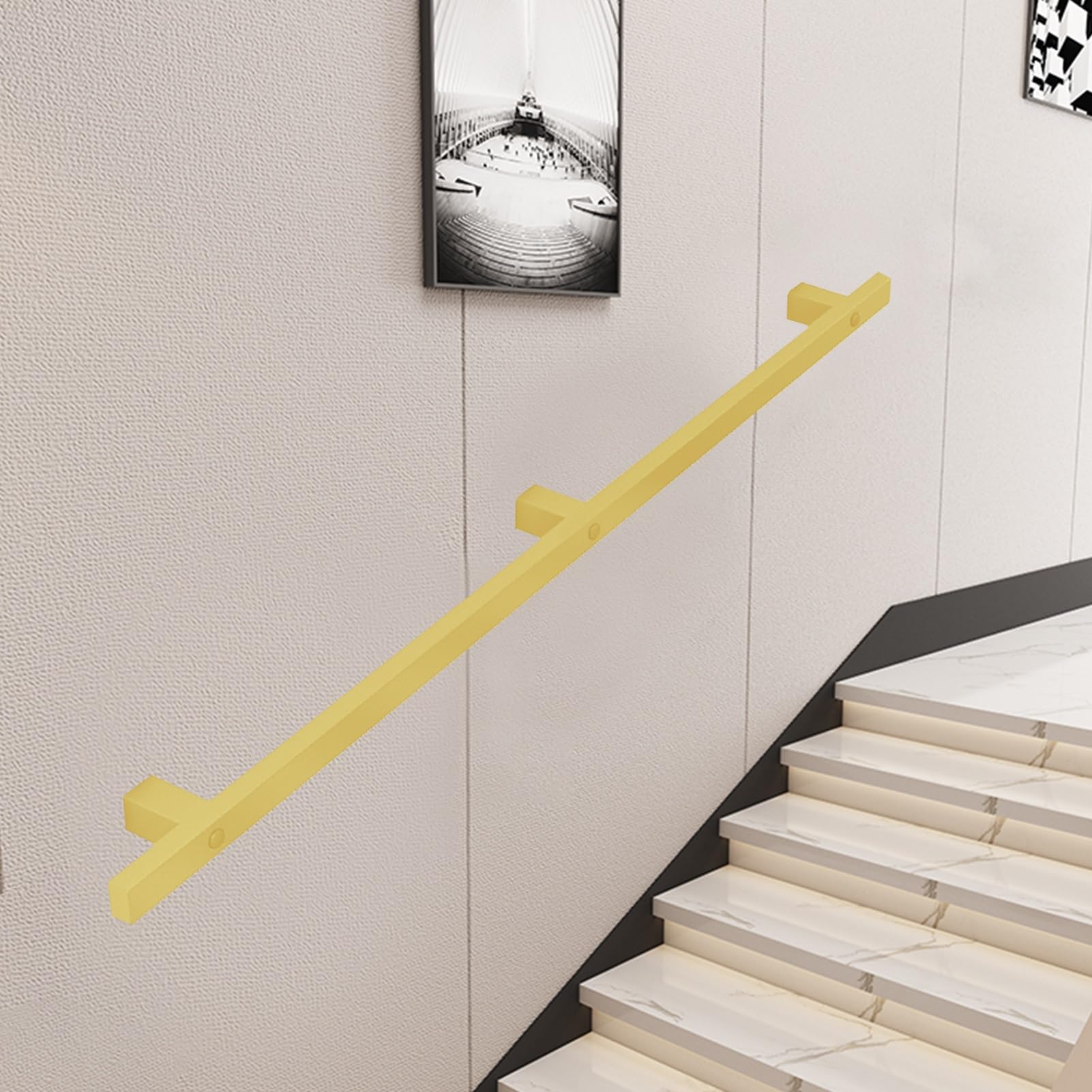 Tige de support de rampe d'escalier pour sécuriser les marches de jardin
