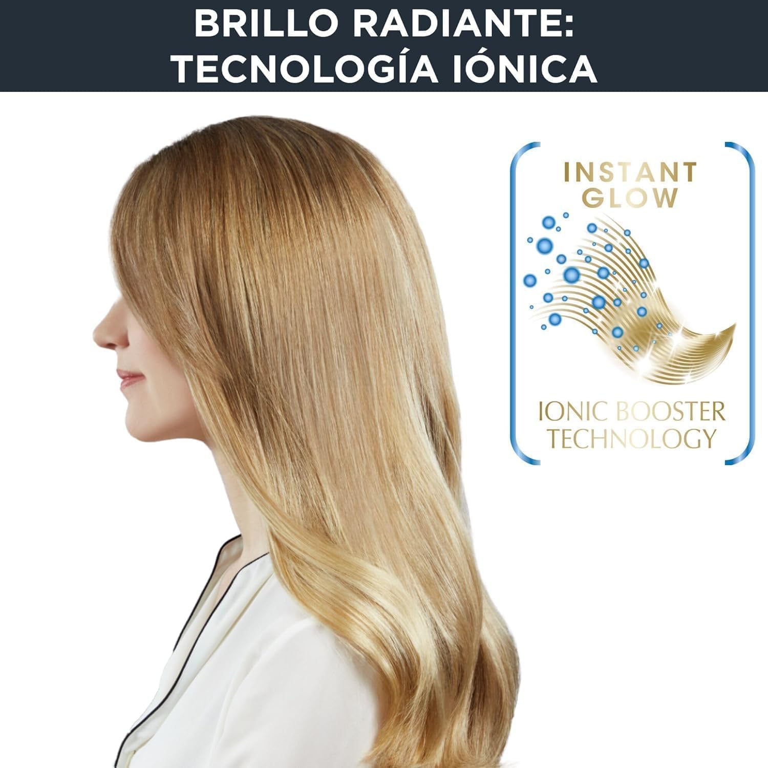Rowenta Studio Dry CV5830 Secador de pelo 2300 W, Tecnología Effiwatts, 6 ajustes de velocidad/temperatura, Termocontrol, generador iónico, aire frío, difusor, cable 1.8 m, Blanco