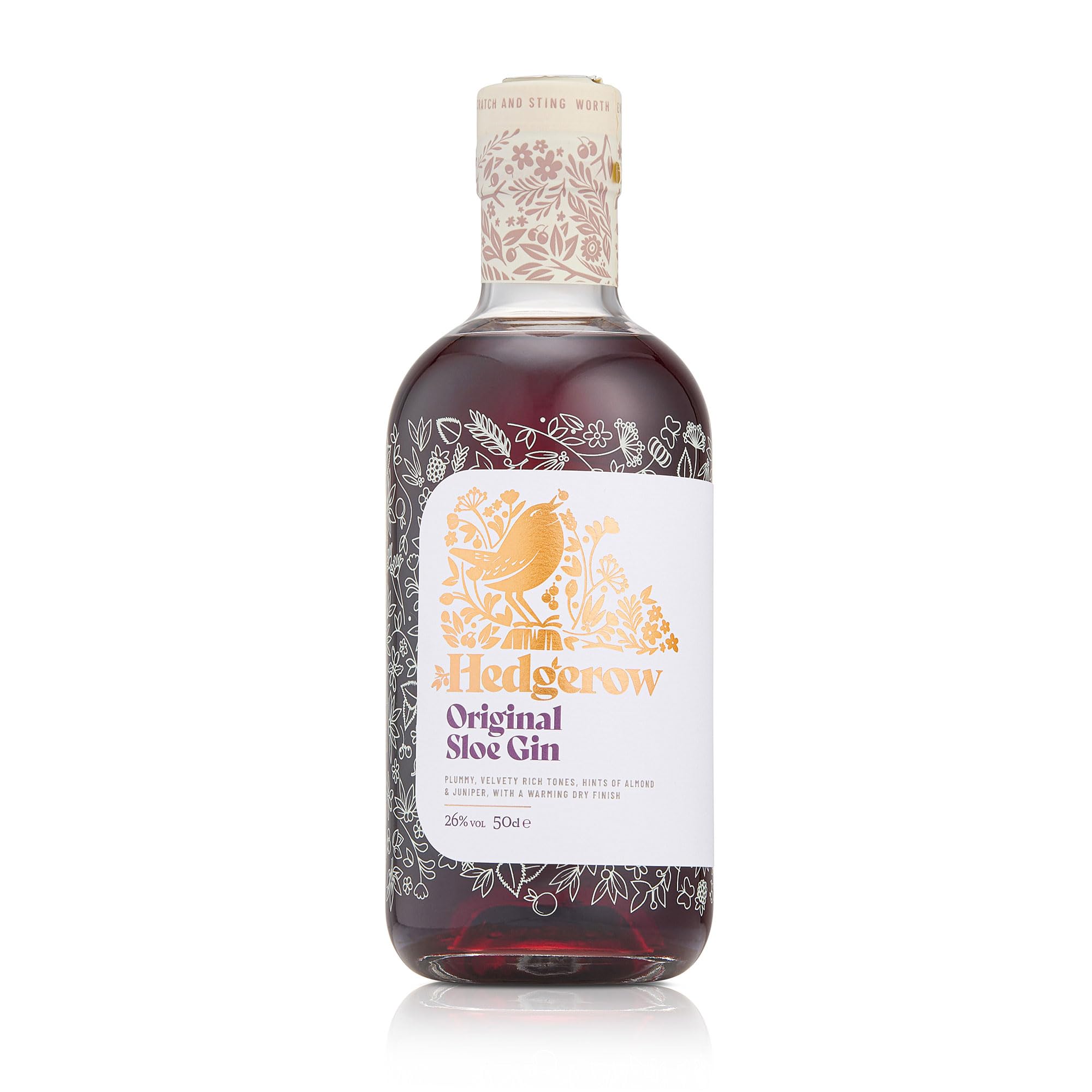 Original Sloe Gin 26% ABV | Rich, aromatic, velvety, warming Sloe Gin with foraged local botanicals | Crafted in North Yorkshire | 50cl Bottle.