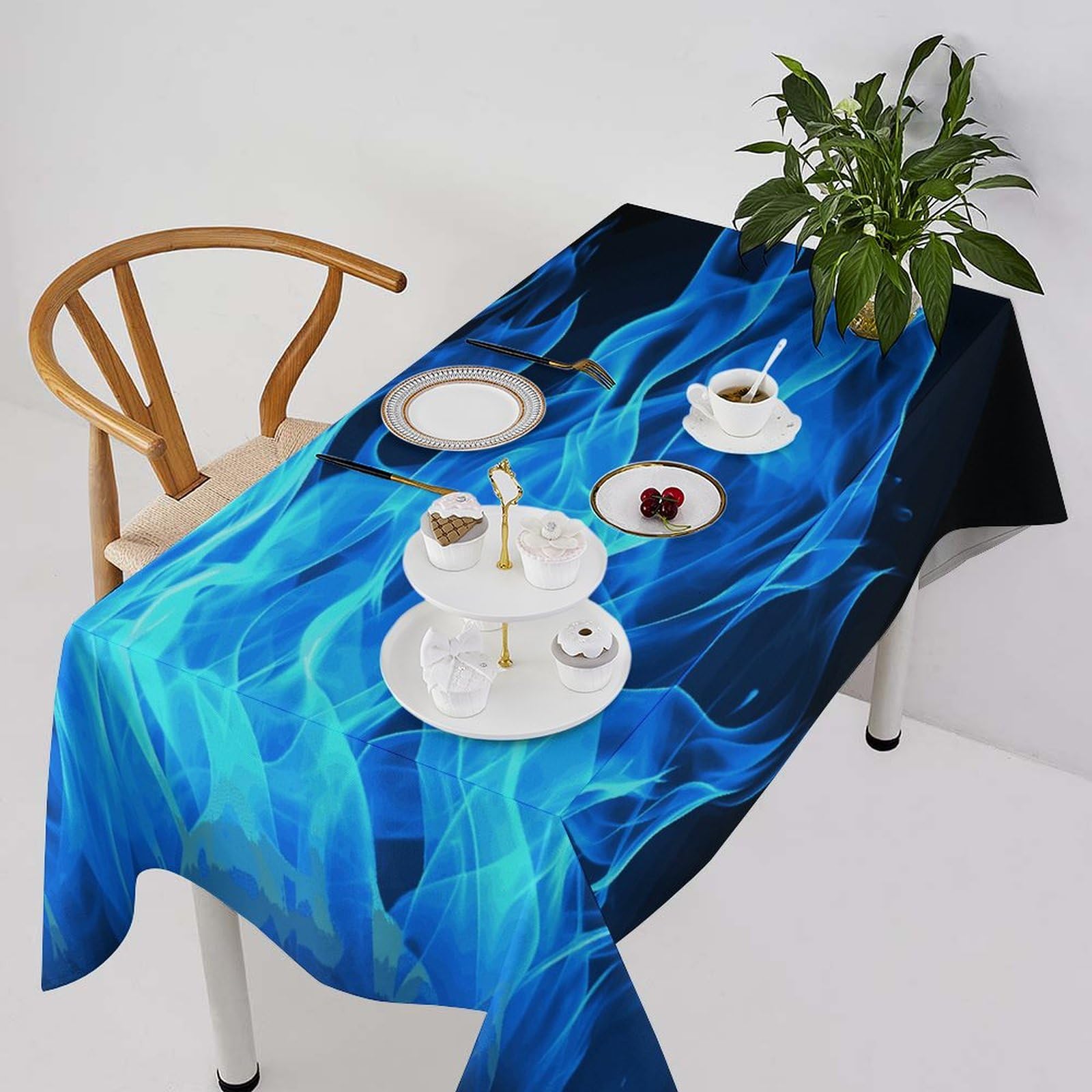 Nappe rectangulaire infroissable pour supprimer le repassage