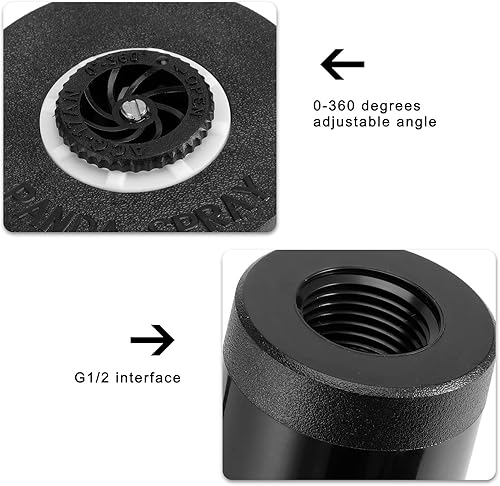 Miniatura 8 de Fydun Cabezal de aspersor G12 de 3 piezas, cabezal de aspersor de agua remoto enterrado, para césped, patio y riego de jardín para hombres y mujeres