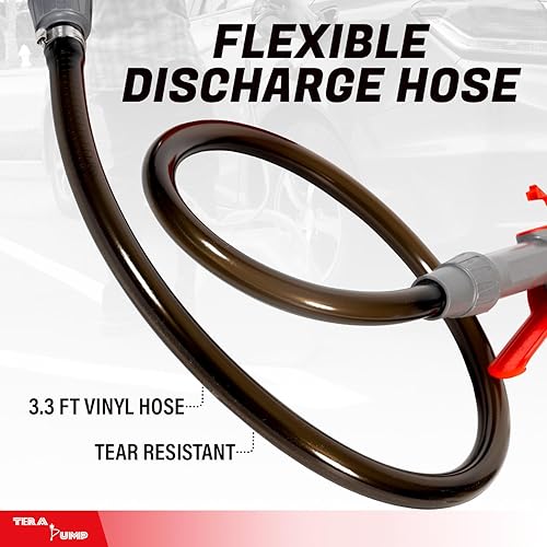 Vista 22 de TERA PUMP - TREP01-TXL-CH Bomba de dos (2) pilas D resistente a productos químicos para etanol, metanol, limpiador de frenos DEF, bomba