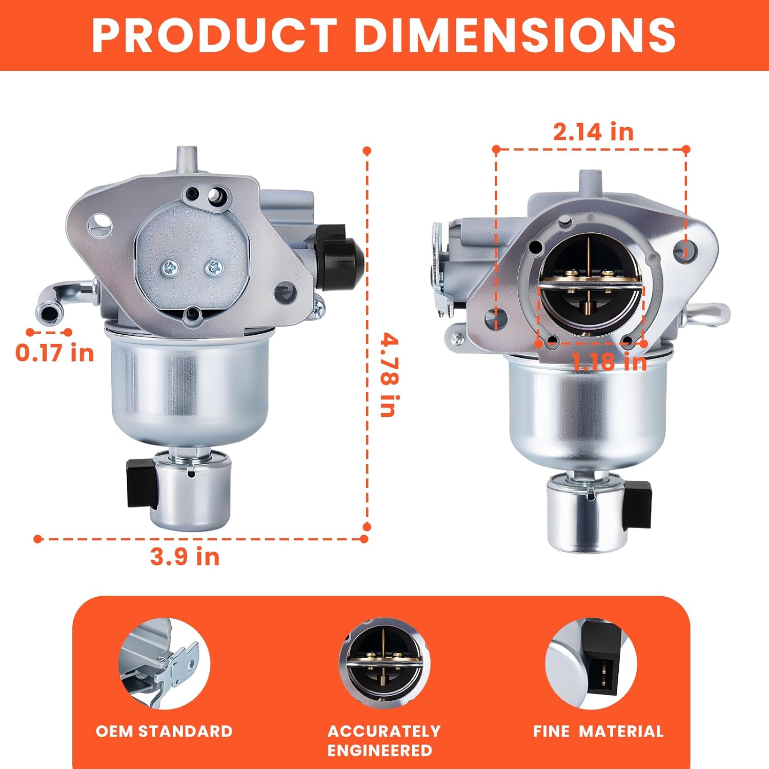 16-853-19S Carburetor for Kohler 7000 Series KT725 KT730 KT735 KT740 KT745 22HP 23HP 24HP 25HP 26HP Engines Carb with Air Oil Filter Fuel Pump, Replaces 16 853 19S, 32 853 63S, 32 853 67-S