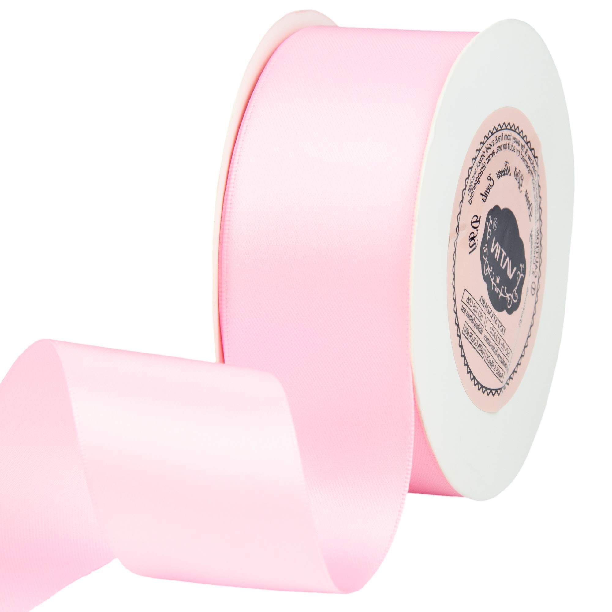 VATIN 100mm Wide Double Faced Polyester Deep Navy Blue Satin Ribbon- 4.5 Metre/Spool, Perfect for Chair Sash, Making Bow, Sewing and Wedding Bouquet — view 235