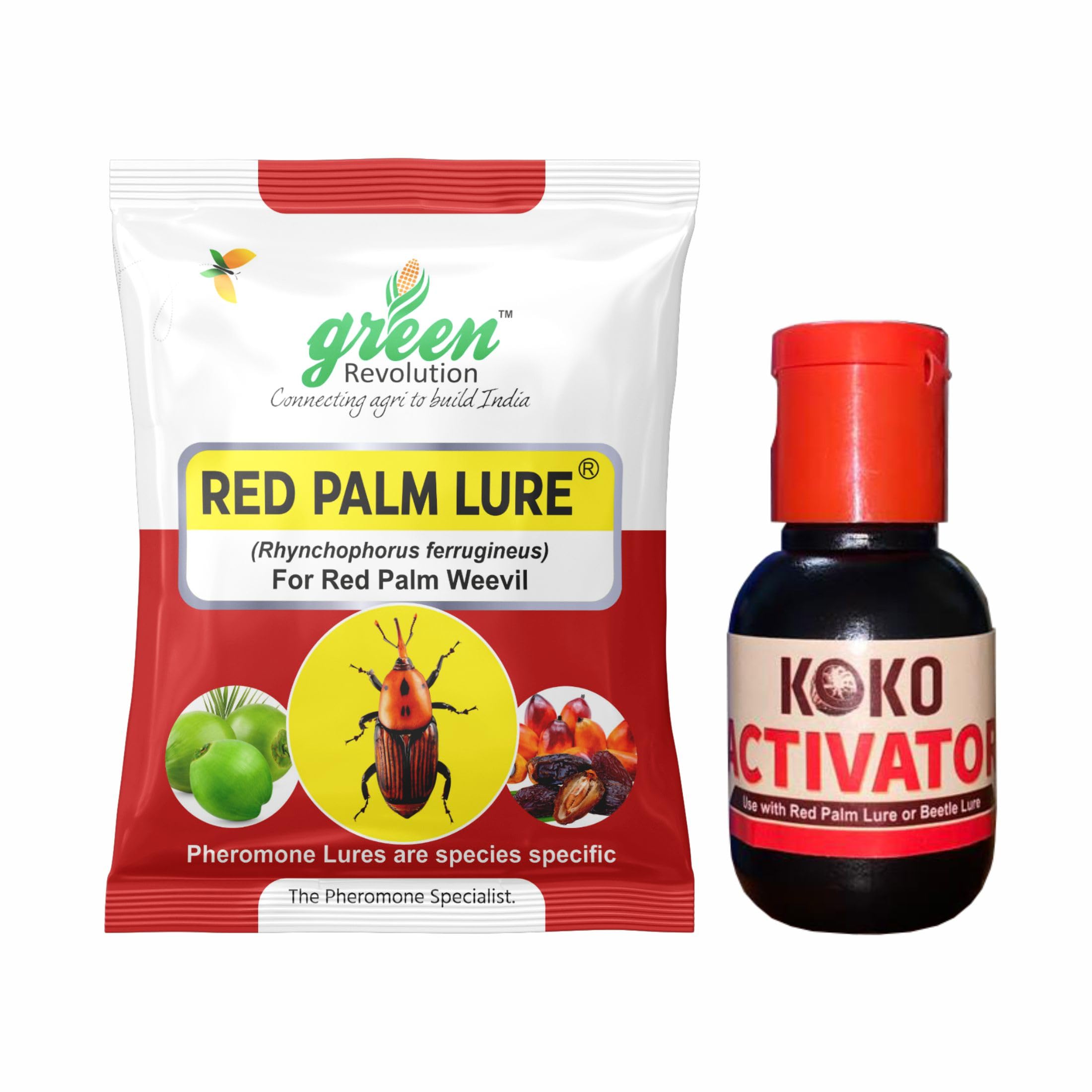 Pheromone Lure for Red Palm Weevil (Rhynchophorus ferrugineus) Pack of 5-picture-18