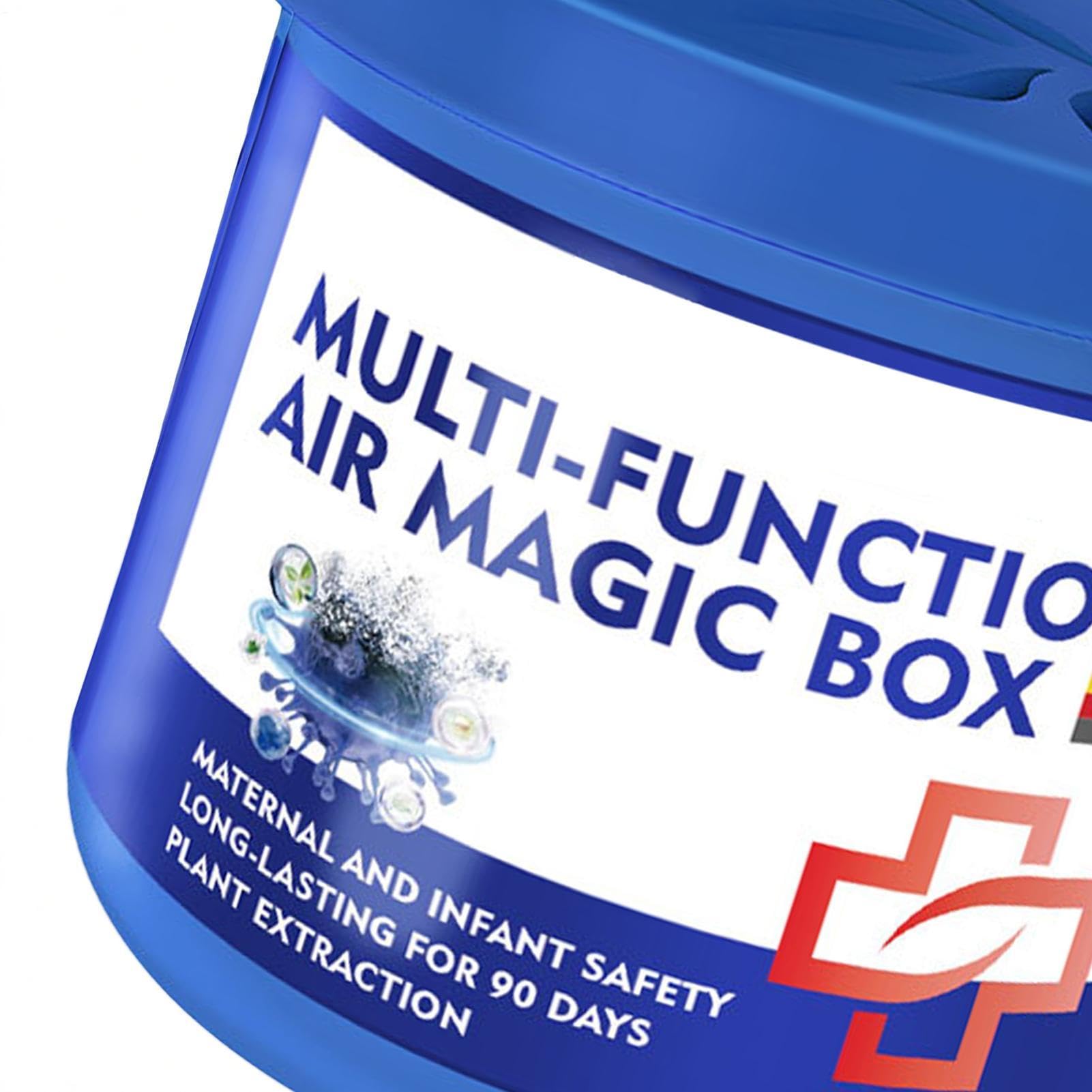 Pojemnik kurz - automatyczny oczyszczacz powietrza Magic Box 220 g | D?ugotrwa?y ?rodek czyszcz?cy z wyci?giem do domu, salonu, sypialni, kuchni i biura, 2 sztuki