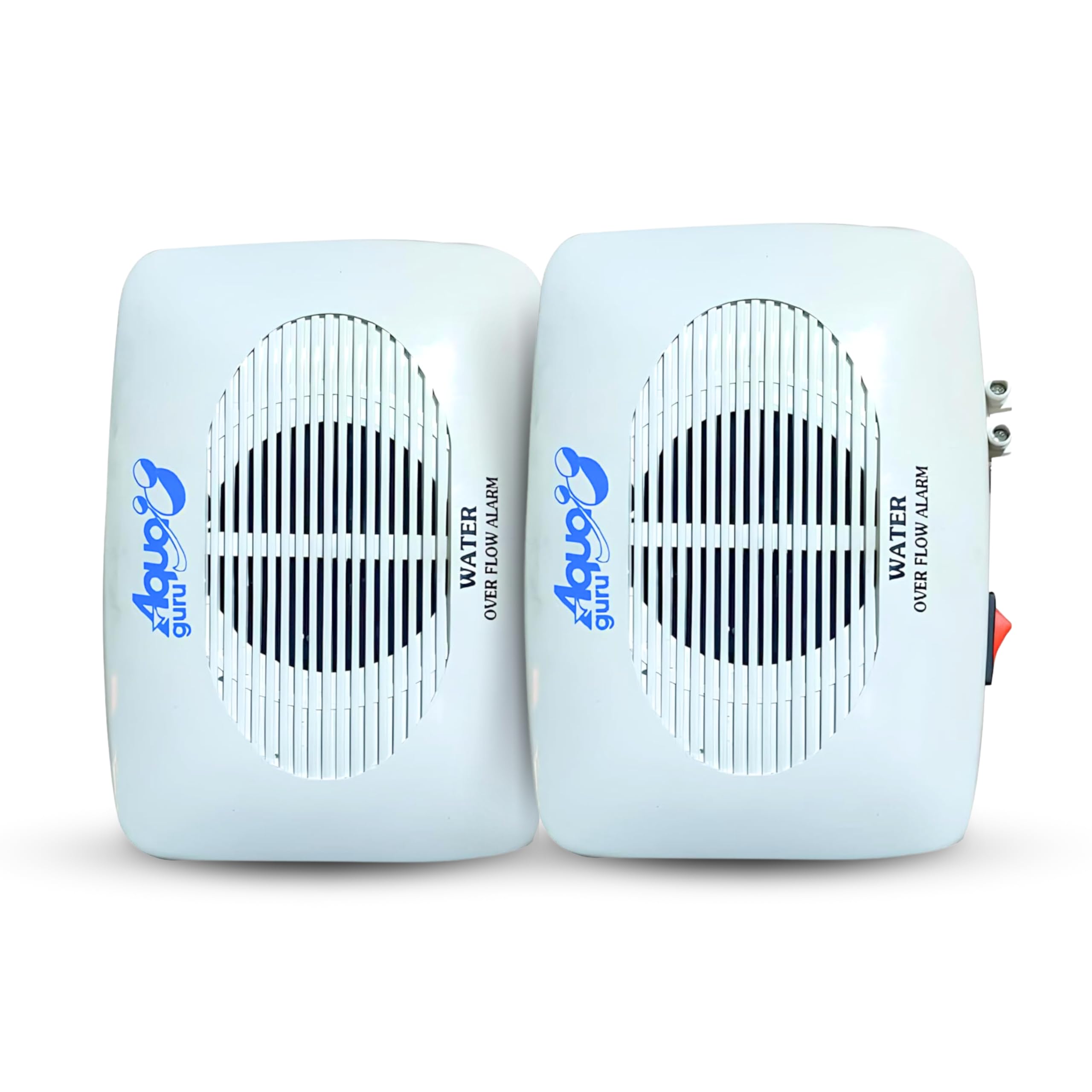 AQUA GURU Water Tank Overflow Alarm , AA Battery Operated Human Voice Leak Detector (Pack of 2).