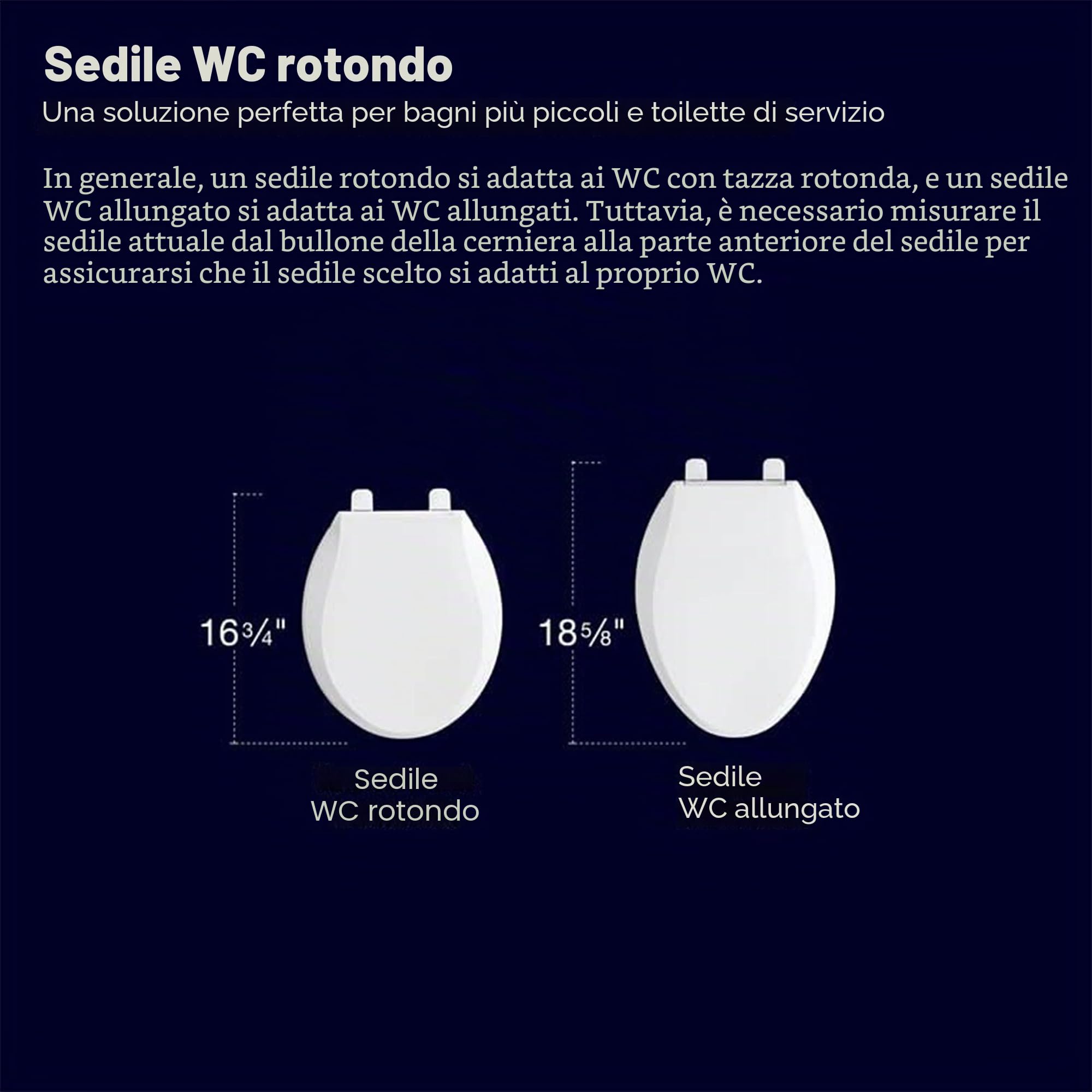 Hyten - Sedile WC rialzato, con chiusura silenziosa, colore: bianco