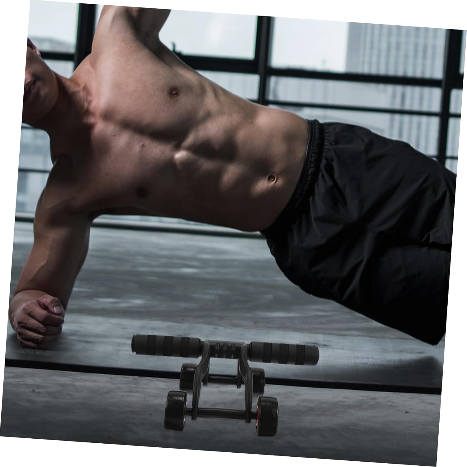 1pc Wheel for Abdominal Fitness Heavy-duty Design for -skid Grip Weight Capacity for Men and Beginners to