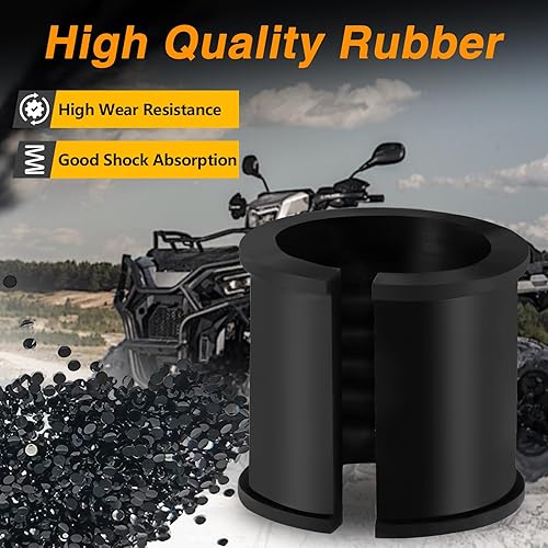 Miniatura 2 de 2 piezas de bujes de eje de dirección compatibles con Polaris Outlaw 50 90 110 Predator 50 90 Scrambler 50 90 Sportsman 110 90 Reemplazar #: 0450499