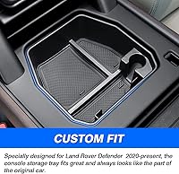 Vista 4 de Karltys Organizador de consola central para Land Rover Defender 90 110 130 2020-2025 2026 (no para versión de refrigerador), accesorios Defender