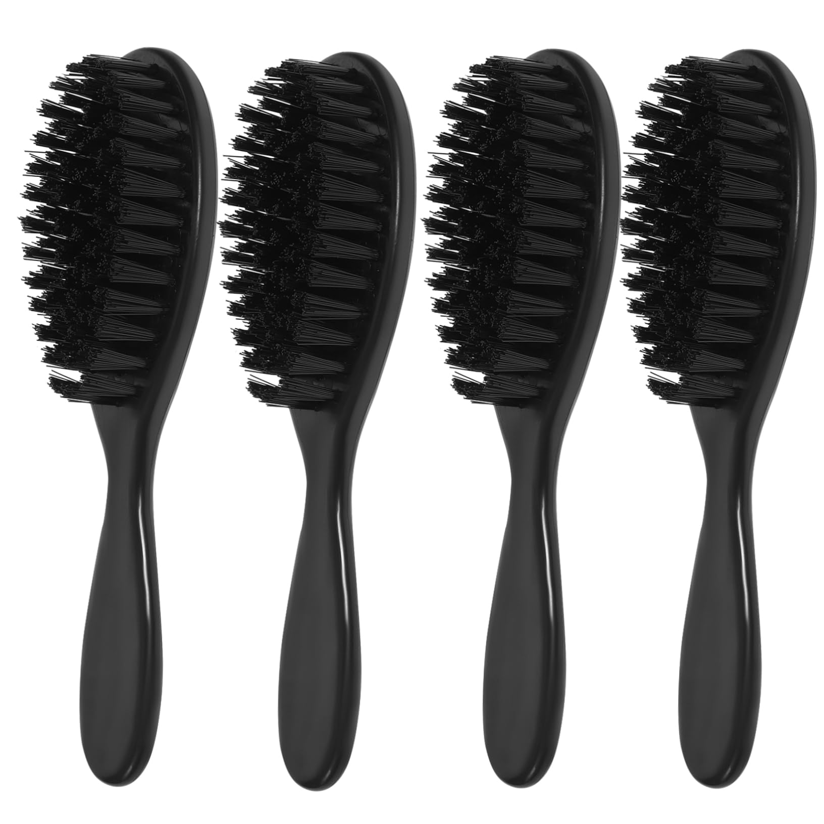 FRCOLOR Barber Neck Duster Brush for Men 4pcs Hair Beard Sweep Brush Men's Beard Shaving Brush Beard Grooming Tools