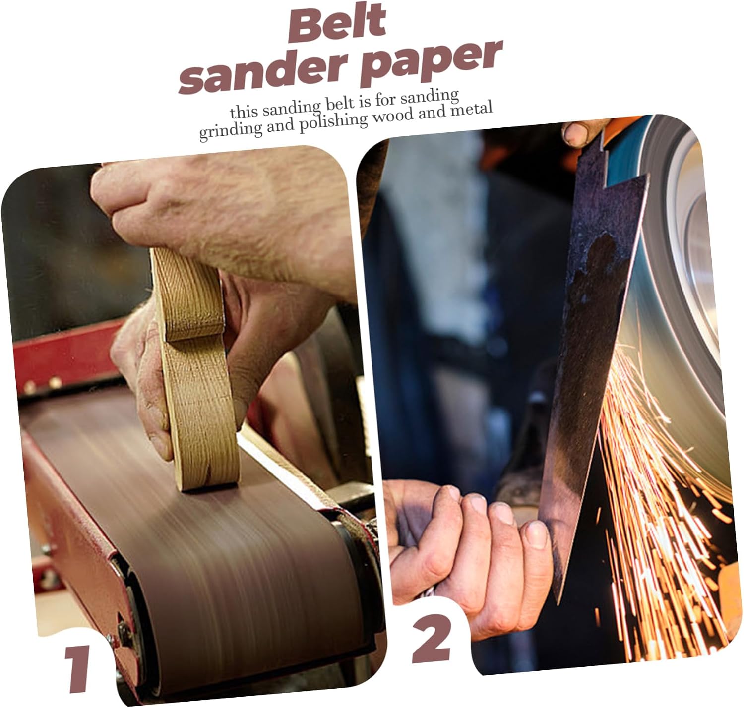 Belt Sander Paper 320 Grit Sanding Belt for Precision Polishing