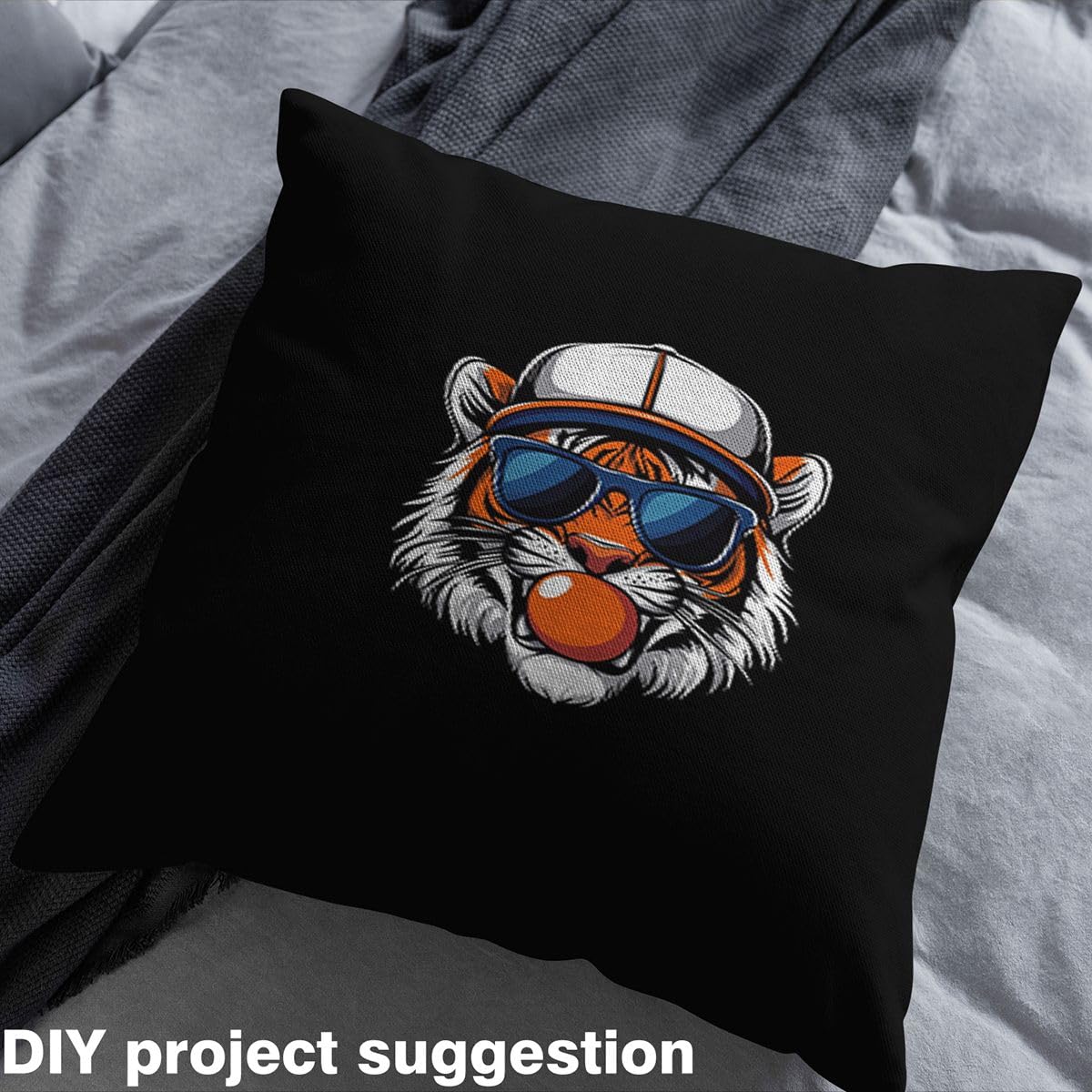 Homemissing Tela de tigre por The Yard para tapicería de béisbol y juegos, animales salvajes, proyectos de costura, manualidades, safari, gato, impresión de 920 x 150 cm, regalo para los amantes del