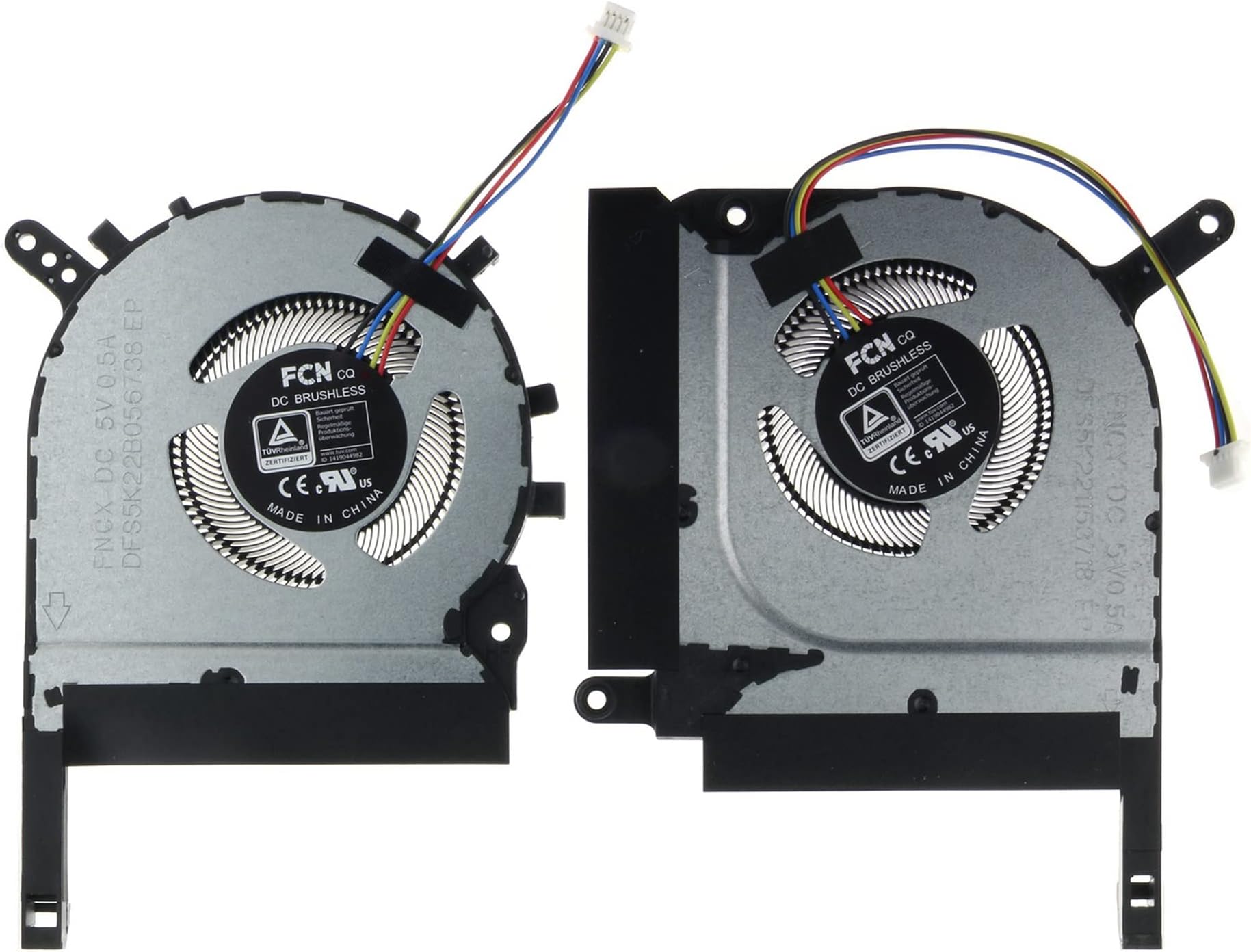 Replacement CPU+GPU Cooling Fan for ASUS TUF A15 A17 FA706Q FA506Q FA506IC FA506IE FA506IHR FA506QE FA506QM FA706IC FA706IE FA706IHR FA706QE FA706QM FA706QR FX506HC FX506HE FX506HM FX706HC FX706HE