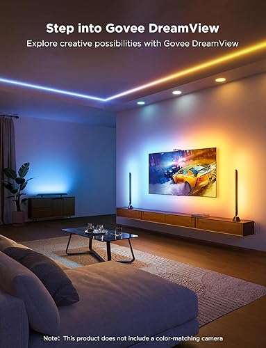 Miniatura 8 de Govee Barras de luz LED inteligentes, barras de luz RGBIC WiFi de 31 pulgadas con modos de escena y música, múltiples opciones de colocación