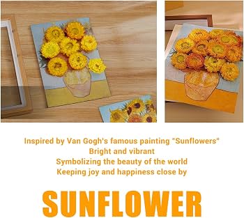 Amazon.com: zenoco Sunflower Tabletop or Wall Art Decorations