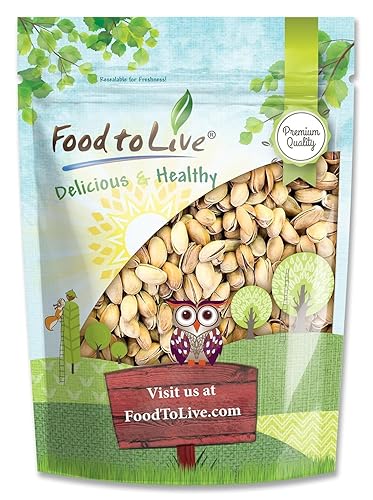 Miniatura 9 de Pistachos, tostados y salados, 8 onzas  Pistachos tostados en seco de California con sal marina, In Shell, Kosher, superalimento vegano, a granel