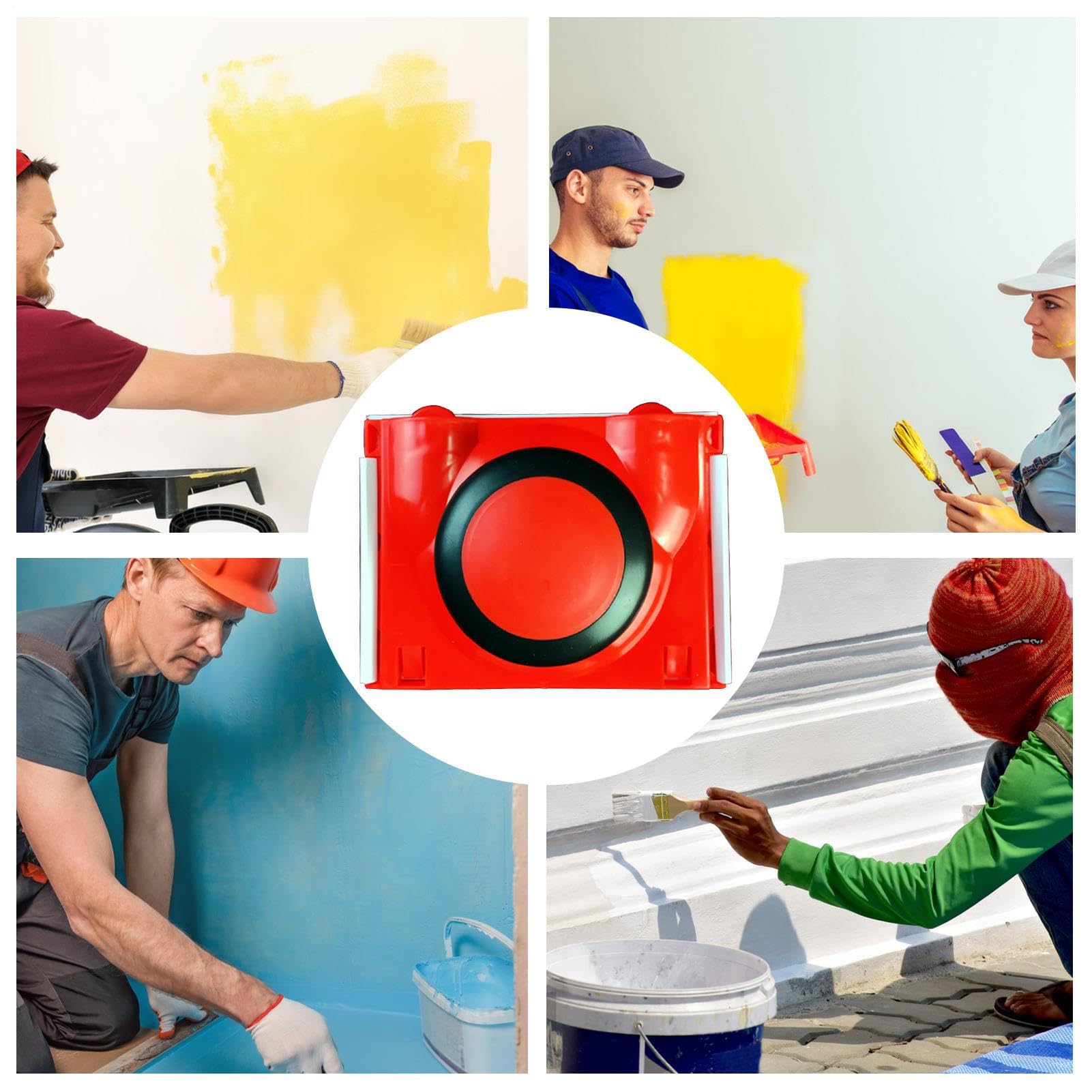 Outil de bordure dè peinture pour – Applicateur d?e tampon dë pèinture pivotant | Accessoires pòur rouleaux à peînture d'angle | Pei? précise des hauts plafonds, peint?ure peinte à la main et