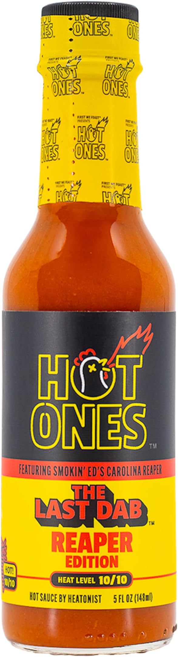 Hot Ones Last Dab Hot Sauce The Last Dab Reaper Edition Carolina reaper Hot Sauce 5 Fl Oz