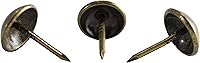 Vista 6 de decotacks® 500 PCS Heavy Duty Antique Brass Finish Upholstery Tacks, Sofa Nails, French Natural Thumb Tack,Push Pin, 7/16" Head Dia