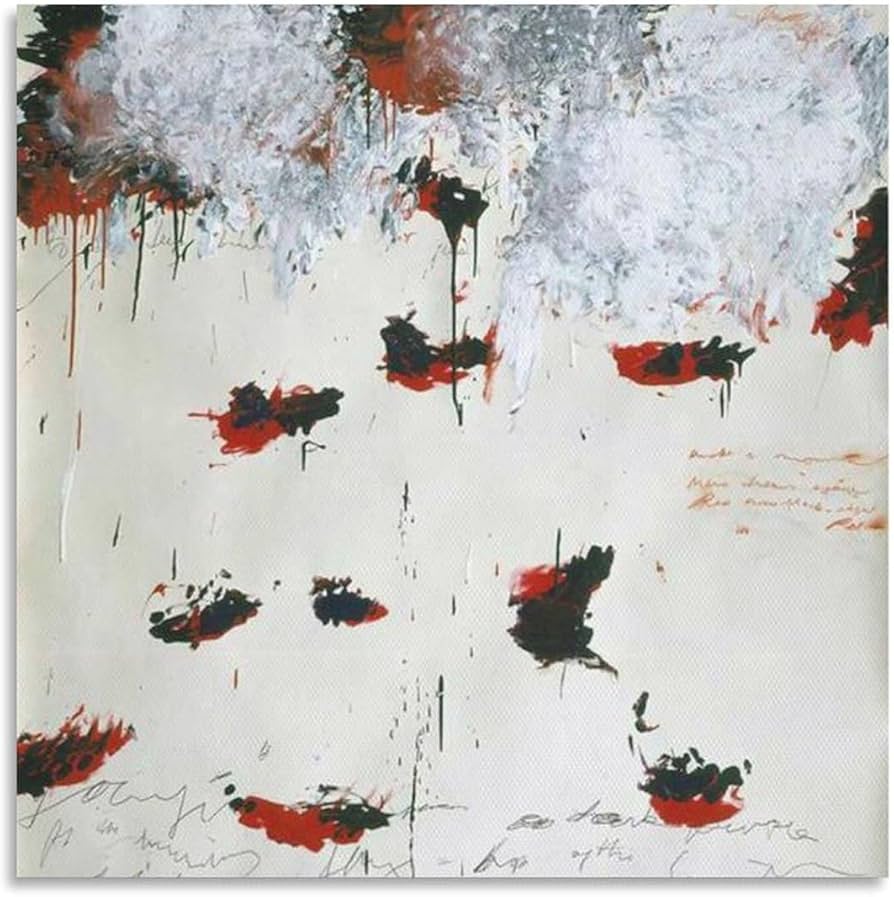 Amazon.co.jp: Cy Twomblyサイ・トゥオンブリー《炎の花弁》ポスター