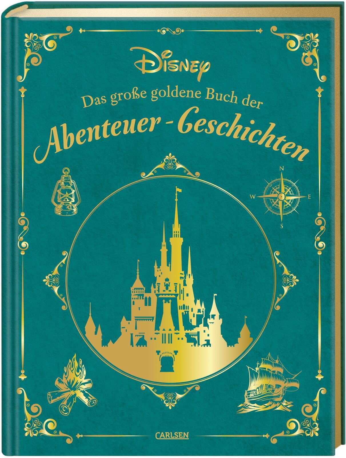 Disney: Das große goldene Buch der Abenteuer-Geschichten: 20 Vorlesegeschichten ab 4 Jahren mit Peter Pan, Aladdin, Mulan, der Eiskönigin und Co.
