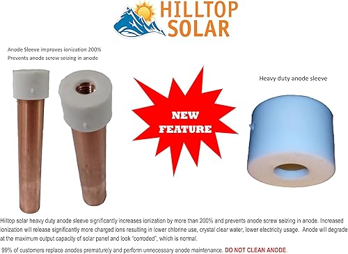 Miniatura 3 de Hilltop Solar ánodos de cobre de repuesto  Modelo HA-18x105226G  No compatible con otras marcas  LEER LA DESCRIPCIÓN ANTES DE PEDIR