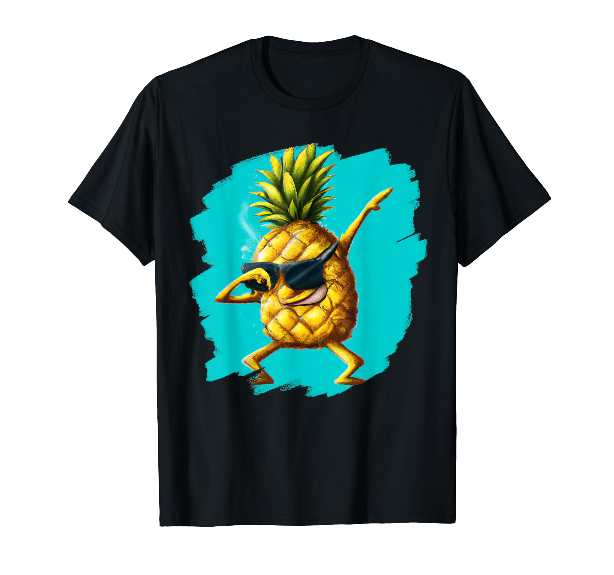 Dabbing Pineapple Dancing Life ApparelFunny Dabbing Pineapple Aloha Sunglasses Beach Dance Hawaii T-Shirt