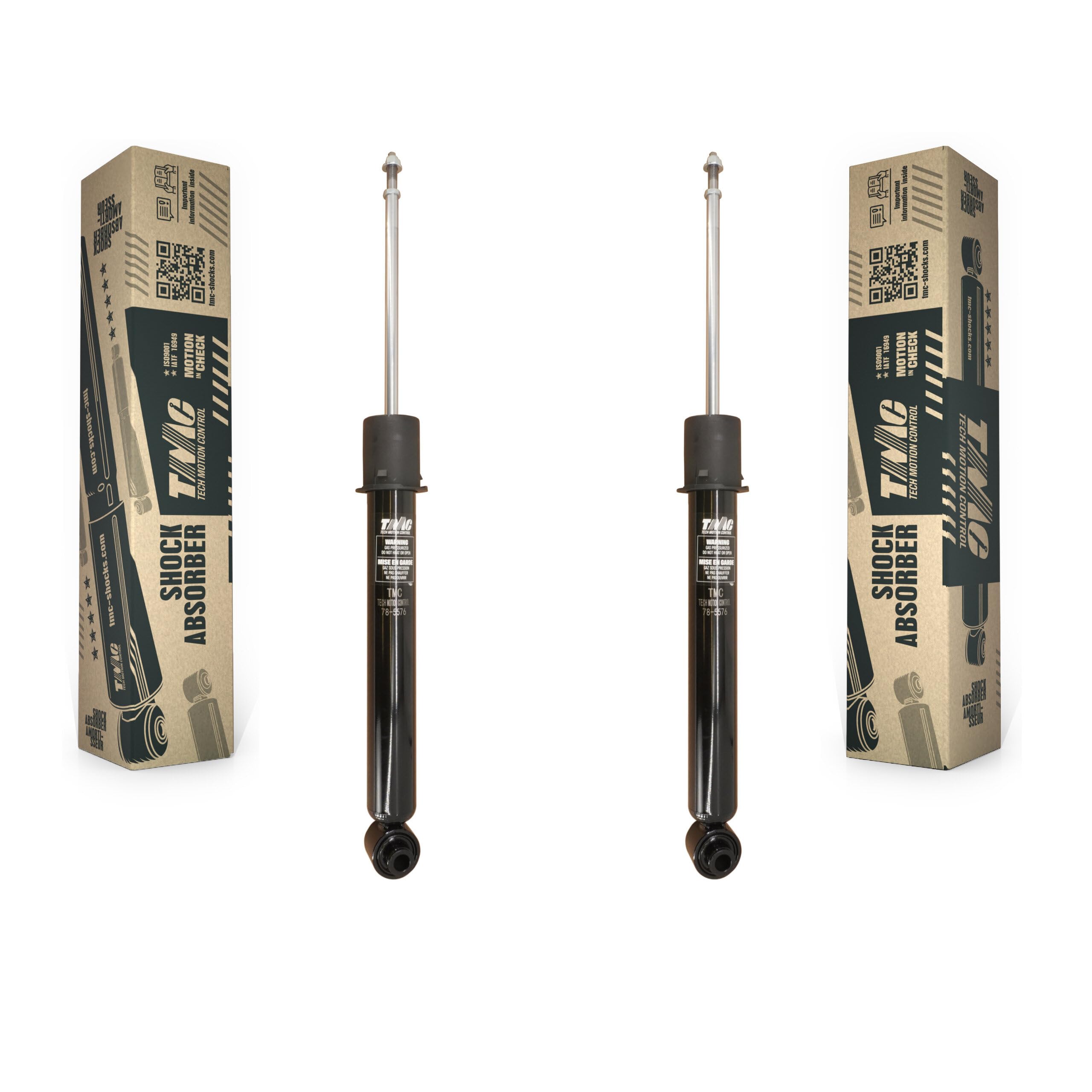 TMC Rear Suspension Shock Absorbers Pair Replacement For Honda Civic - Left Right Side (Driver Passenger) K78-100412 — view 27
