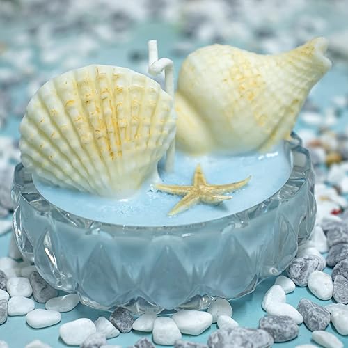 Miniatura 7 de Funshowcase - Molde de silicona con concha de concha de concha de concha de concha de concha de 2.2 x 2.2 x 0.6in