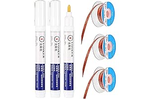 No Clean Soldering Pen and Solder Remover Wick for Tabbing Wire Maintenance