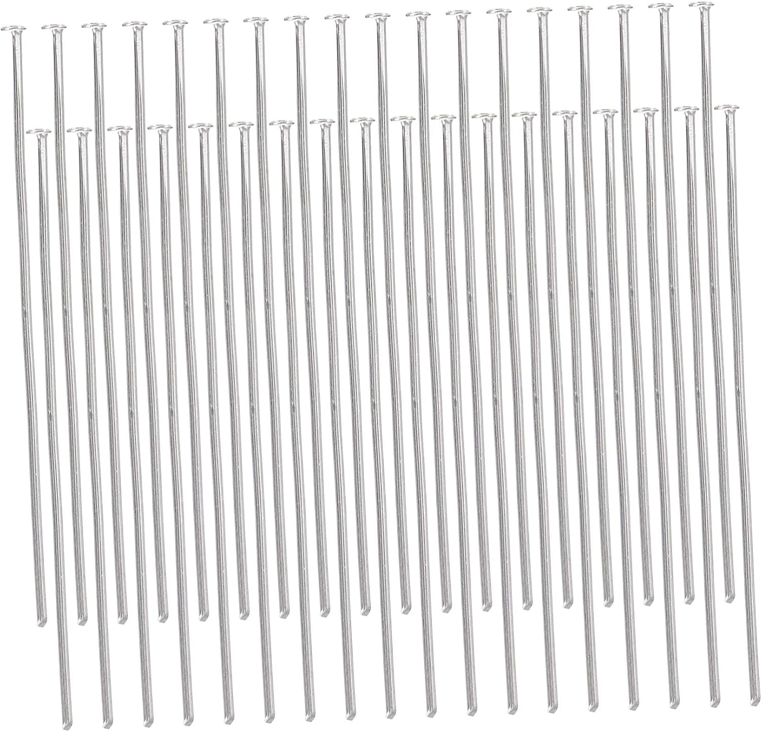 400pcs Sturdy Metal Beading Head Pins Jewelry Making Accessories for Earring Necklace Craft