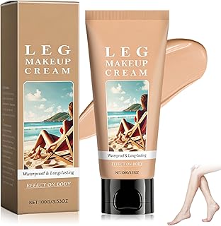 Crema de maquillaje para piernas, perfecciona...