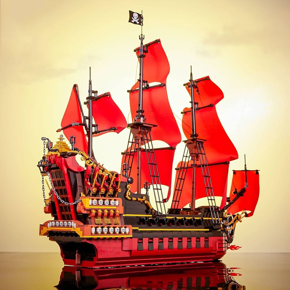 Amazon.co.jp: 海賊船ビルディングブロック3694個MOCクイーン Amazon.co.jp: 海賊船ビルディングブロック3694個MOCクイーン