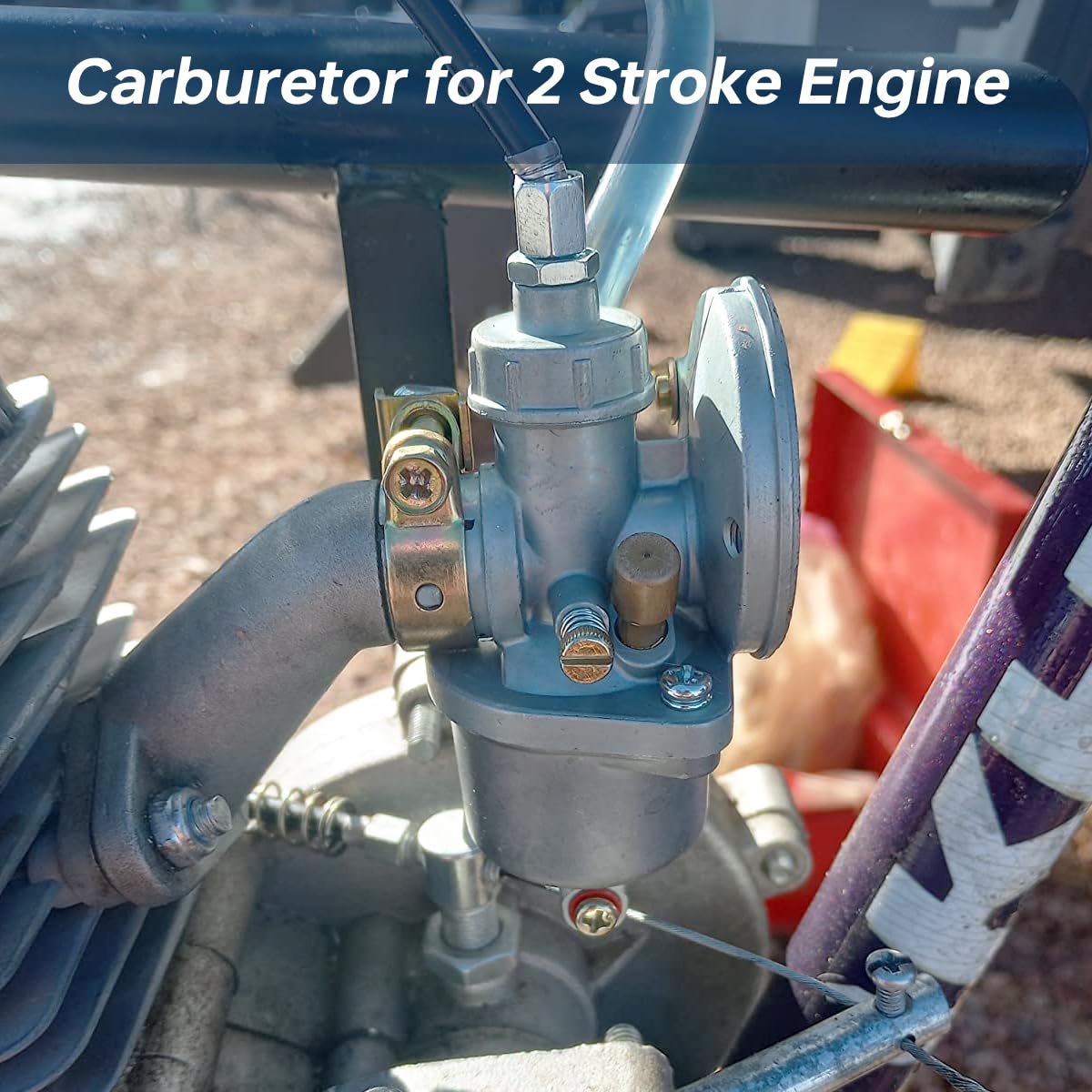 Carburatore Per Bici Motorizzate 50cc-80cc 2 Tempi - Ricambio Universale