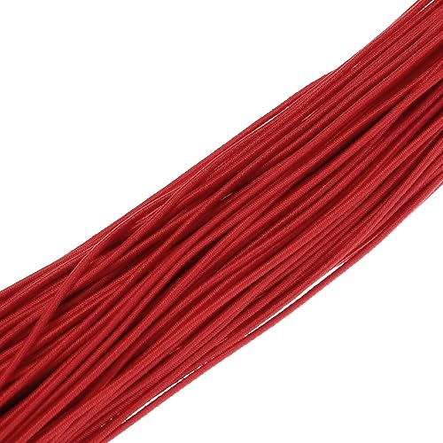 Vista 282 de PATIKIL Cuerda elástica elástica de 1/8 pulgadas, 11 yardas (0.118 in x 32.8 ft), color verde militar para manualidades, correas de gancho