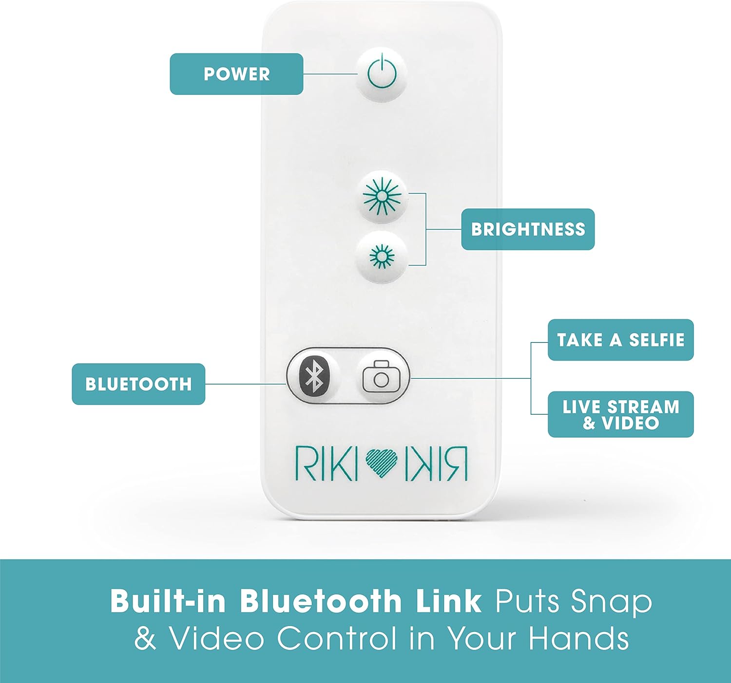 Riki Tall Vanity Mirror with HD LED Lights, Remote Lighting and Smartphone Control, Advanced High-CRI Glass, USB Charging, and Magnetic 5X Magnifying Mirror (White)