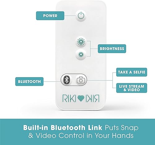 Miniatura 3 de Riki - Espejo de tocador alto con luces LED HD, iluminación remota y control de teléfono inteligente, vidrio avanzado de alto CRI, carga USB y