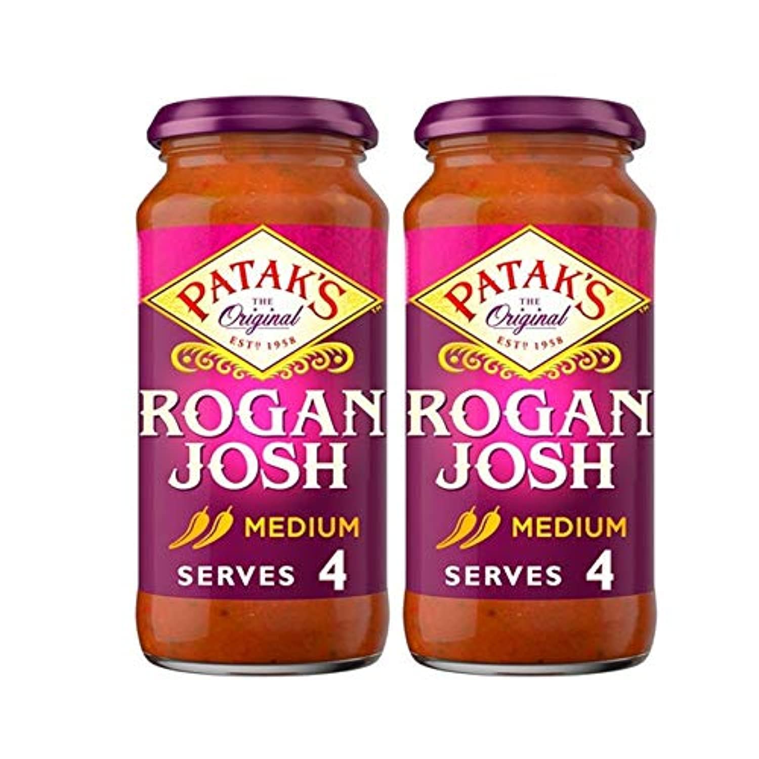 Patak's Rogan Josh Sauce - 450g (Pack of 2)