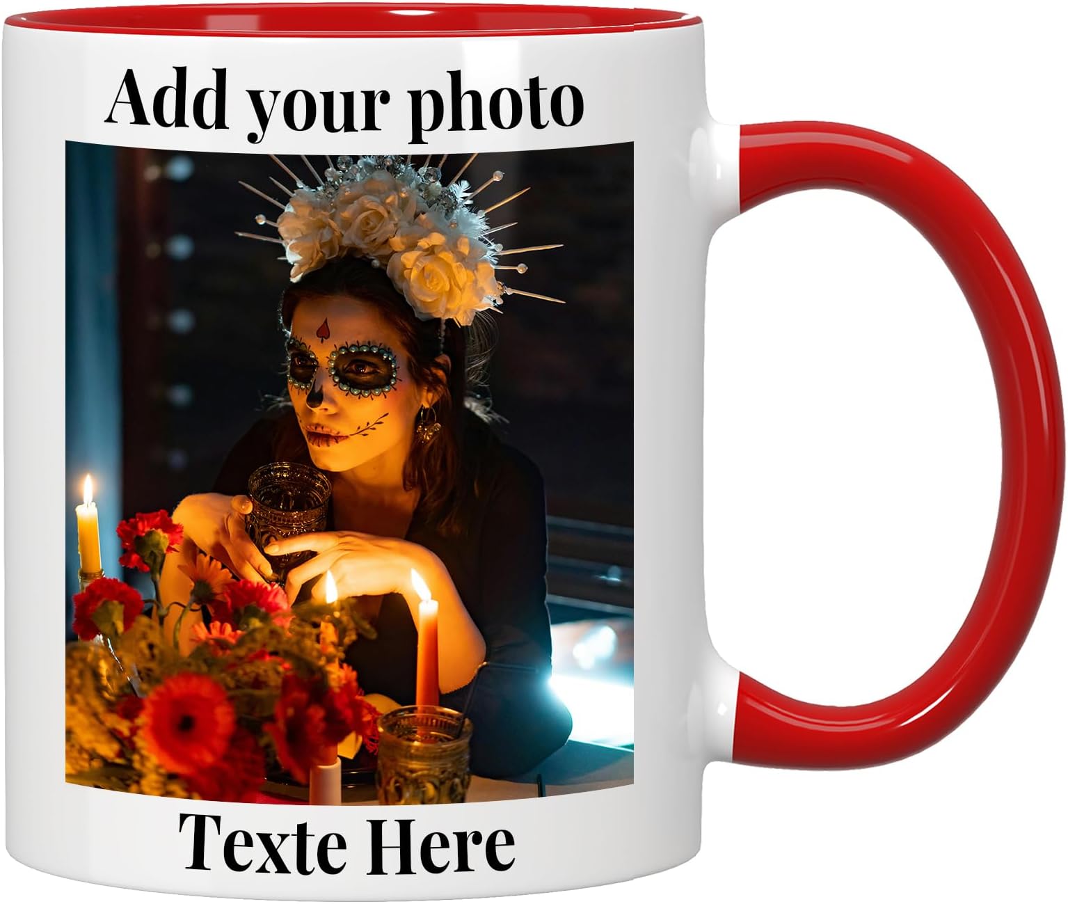 Personalised Mug with Photo Custom Coffee Mug with Picture Personalised Coffee Mugs with Name 11oz Double Side Custom Mug Novelty Custom Gift for Him Or Her