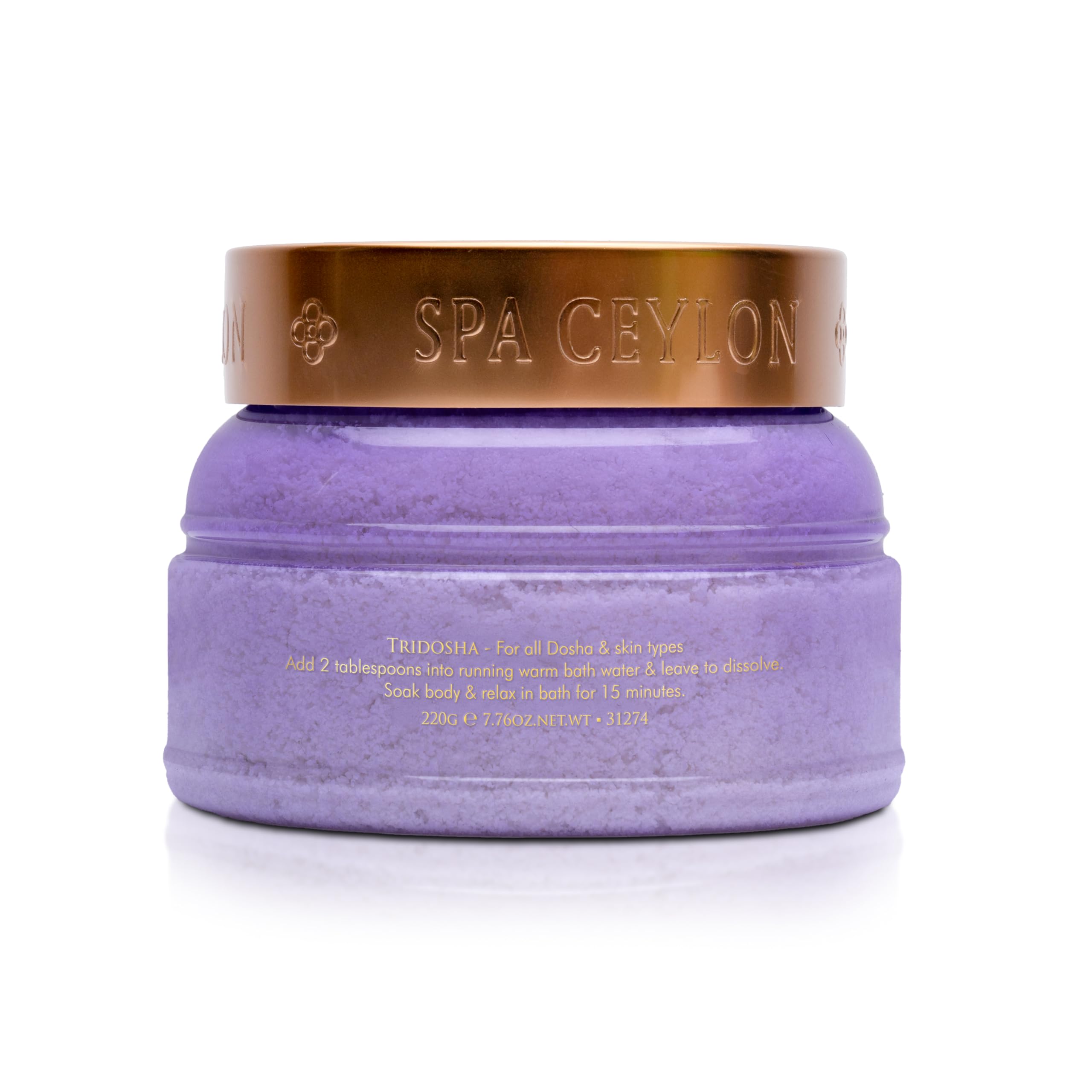 Spa Ceylon Sleep Bath Soak | Sleep Blend with Lavender, Patchouli & Ylang Ylang | Naturals Therapy for Relaxation & Wellness | 200g