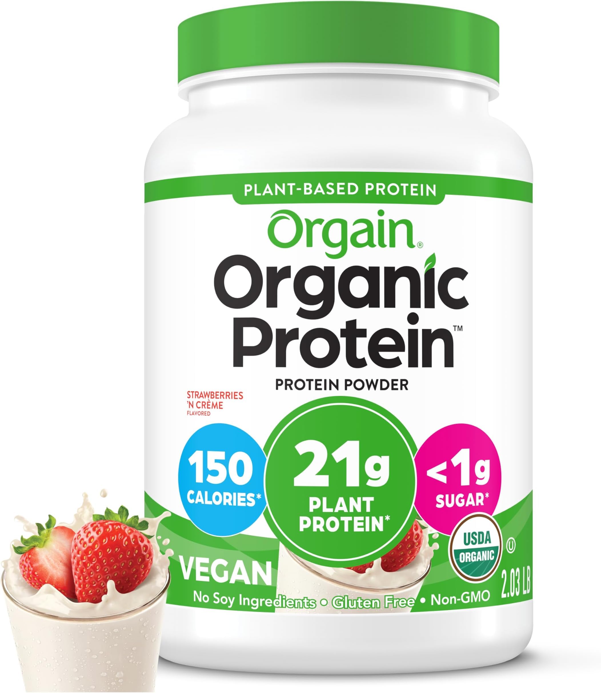 Orgain Organic Vegan 21g Protein Powder, Vanilla Bean, 10 Travel Packs — Amazon image 17