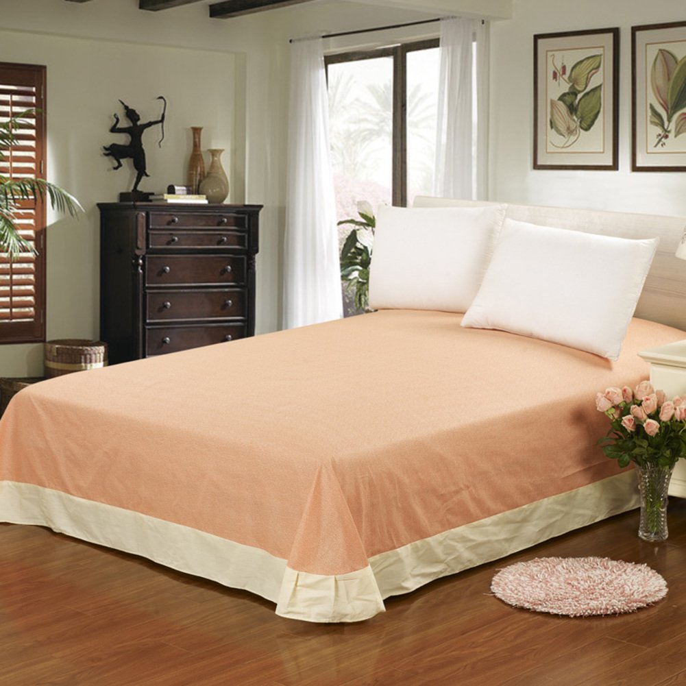 Drap en coton haut de gamme imprimé 240x265cm au tissage serré et durable